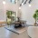 room with seating and a table