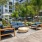 Seating area outside a building