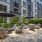 patio seating in a courtyard